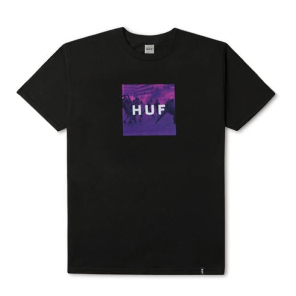 RIOT BOX LOGO TEE-BLK